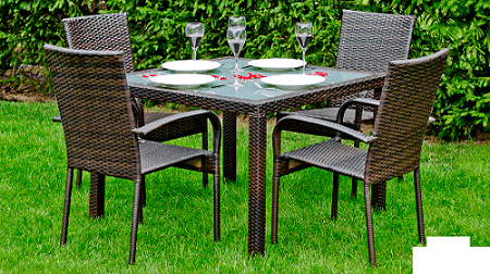 stół z krzesłami zestaw do ogrodu